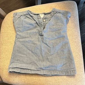 Baby Girl Blue Jean Top (Size: 12 Months)